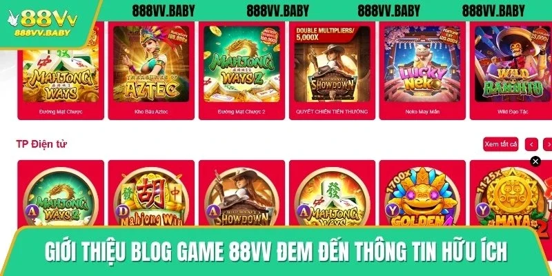 Giới thiệu blog game 88VV đem đến thông tin hữu ích
