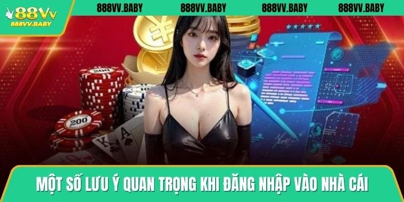 Một số lưu ý quan trọng khi đăng nhập vào nhà cái
